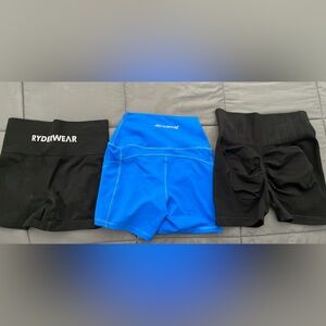bundle of 3 shorts - xs and s